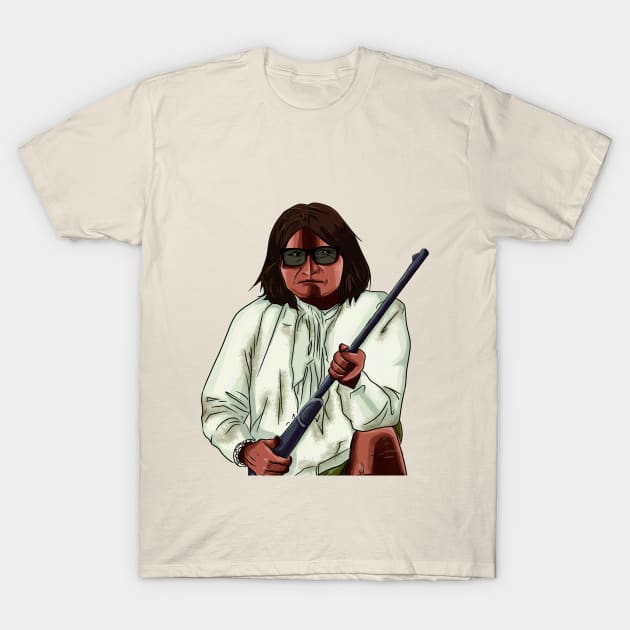 Native American Geronimo Cool Shade GTA Render Art Design T-Shirt by Eyanosa